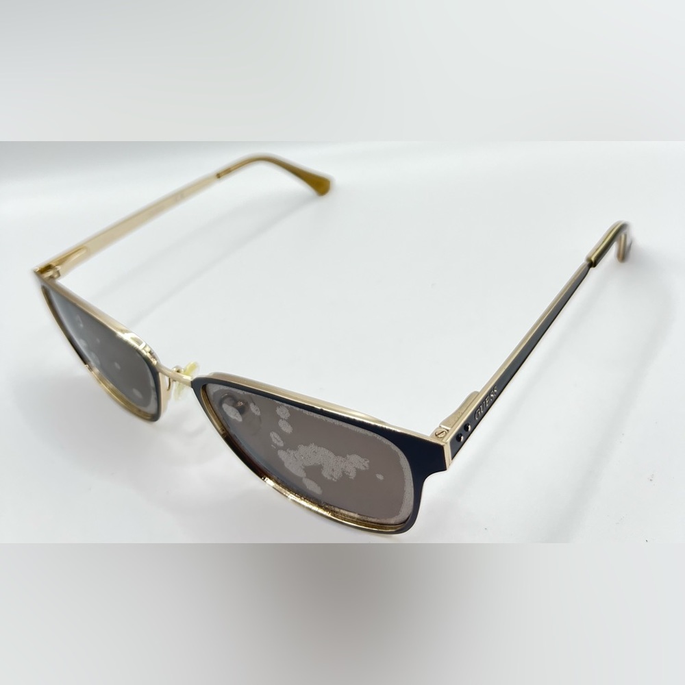 Guess GU2550 Black Gold Oval Sunglasses Frames Only - Picture 2 of 8